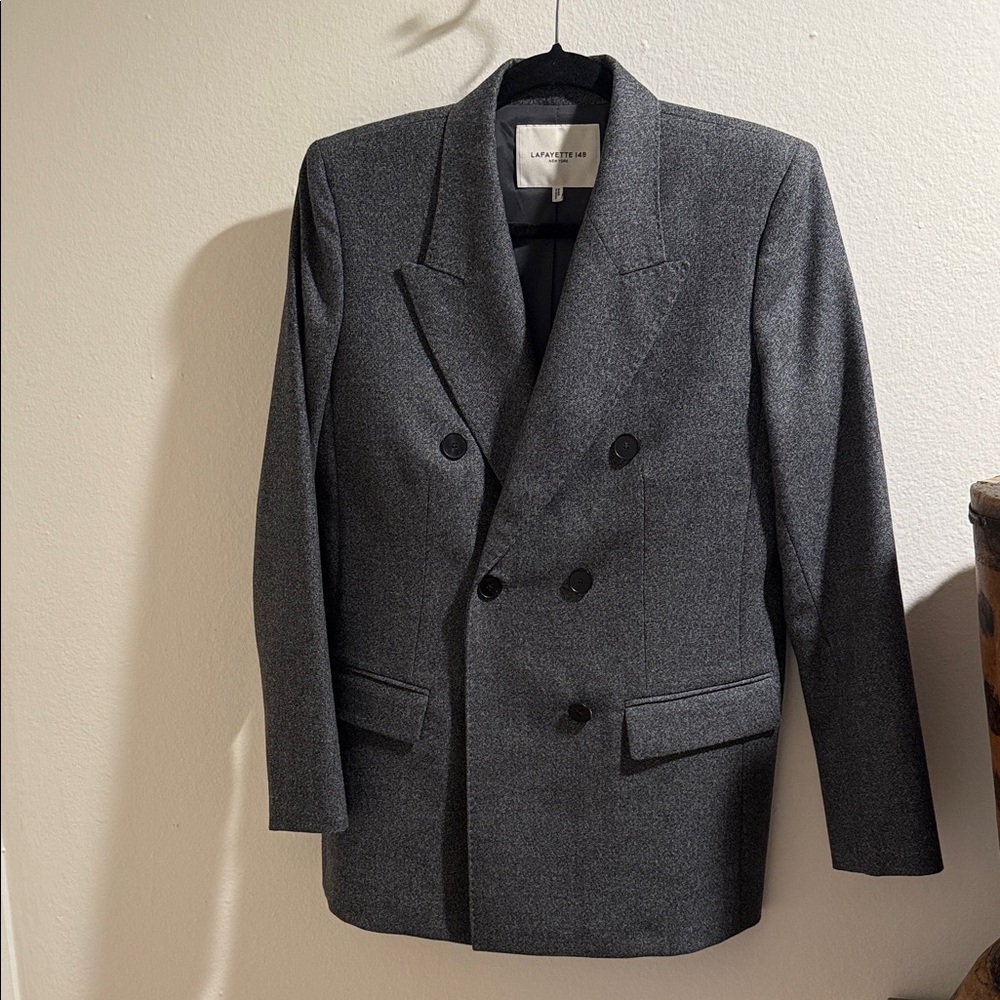 Lafayette 148 New York Charcoal Blazer
